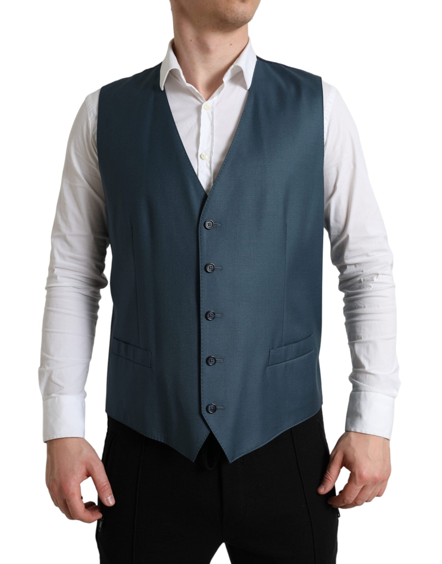 Dolce & Gabbana Green Single Breasted 2 Piece MARTINI Men's Suit