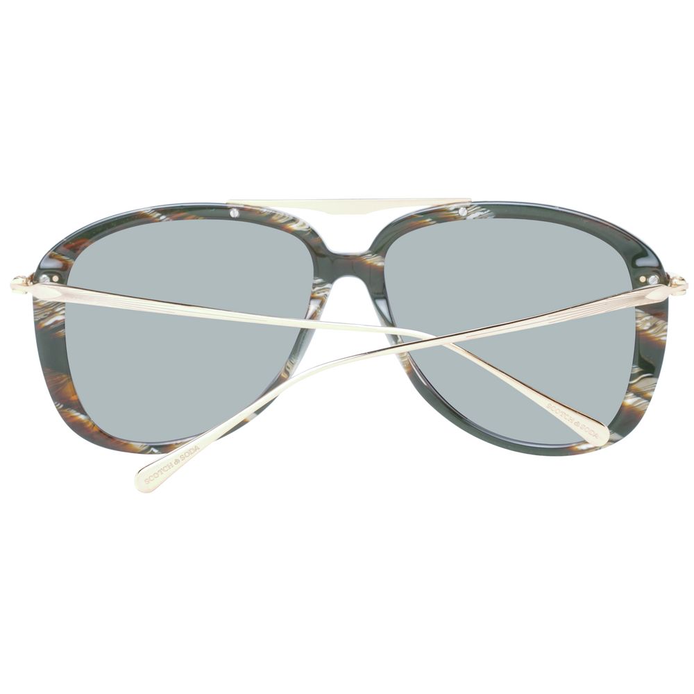 Scotch & Soda Black Metal & Plastic Men's Sunglasses