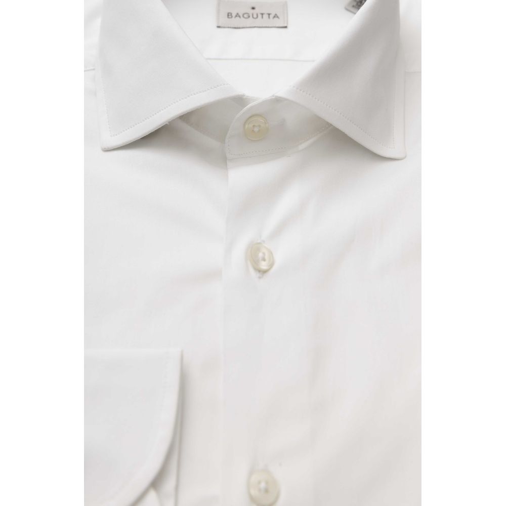Bagutta White Cotton Men's Men's Shirt