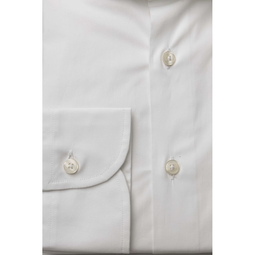 Bagutta White Cotton Men's Men's Shirt