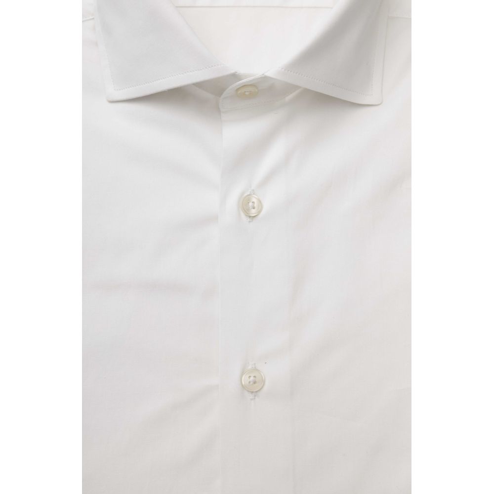 Bagutta White Cotton Men's Men's Shirt