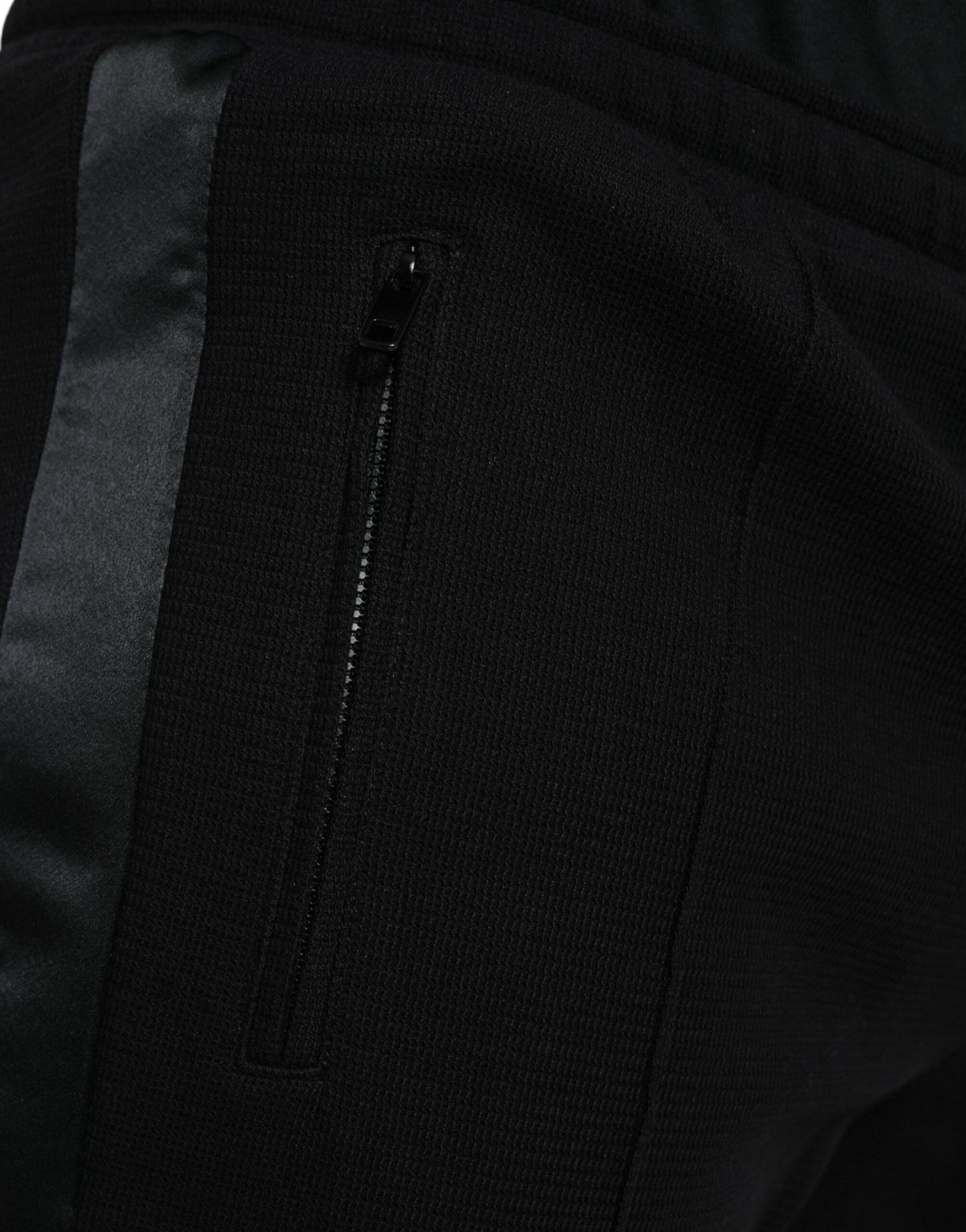 Dolce & Gabbana Black Cotton Blend Jogger SweatMen's Men's Pants