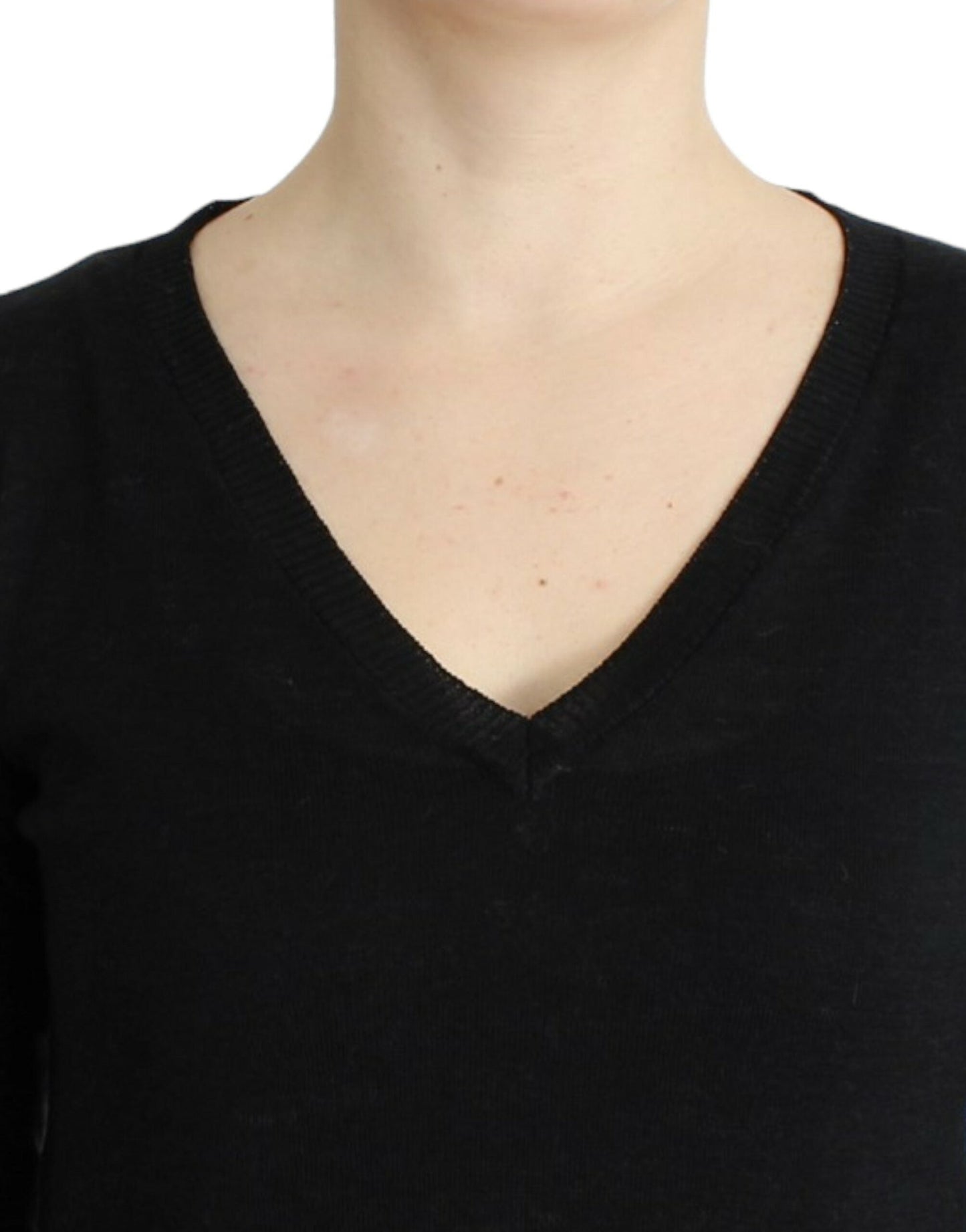 Costume National Black V-neck lightweight Women's sweater