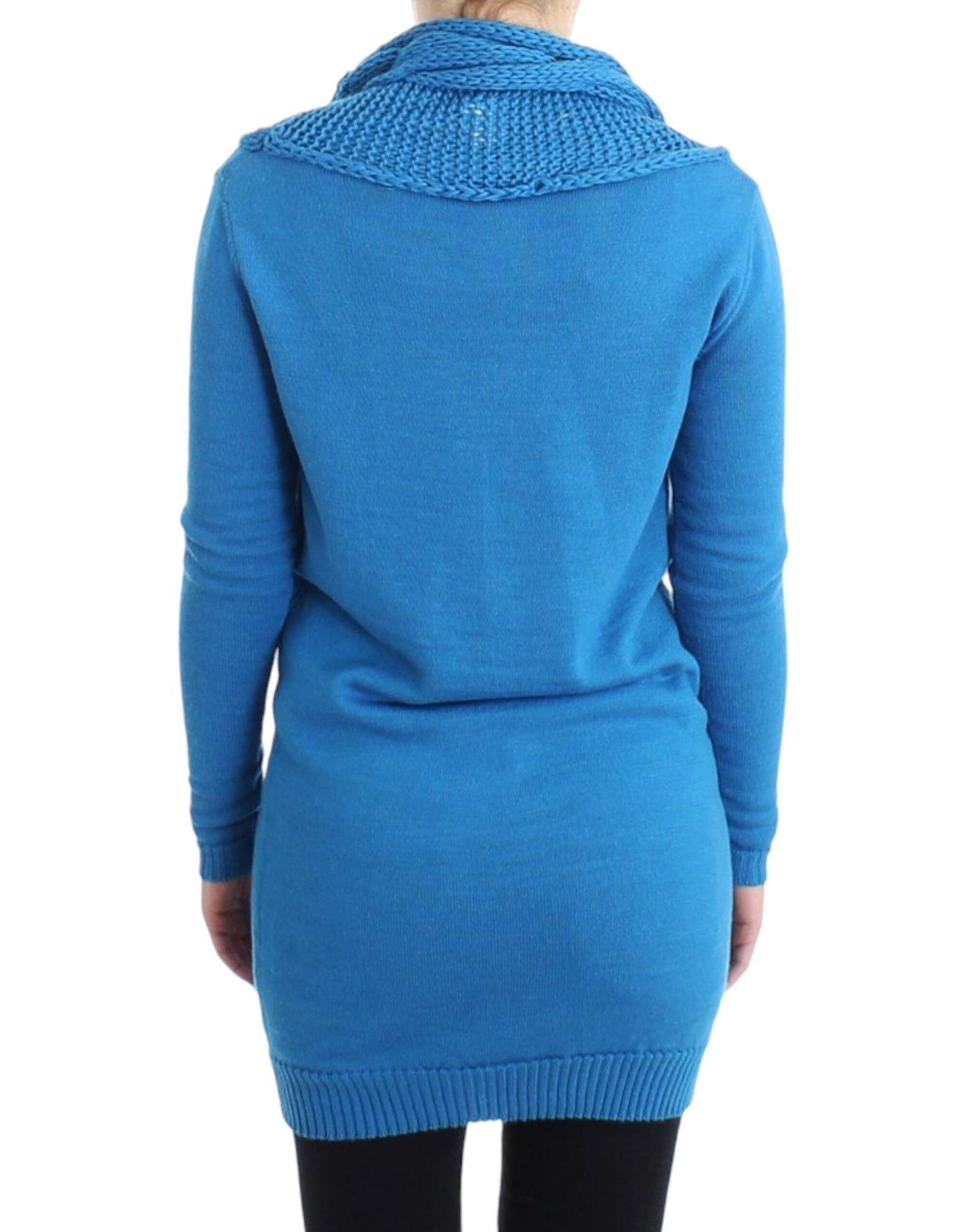 Costume National Blue scoopneck Women's sweater