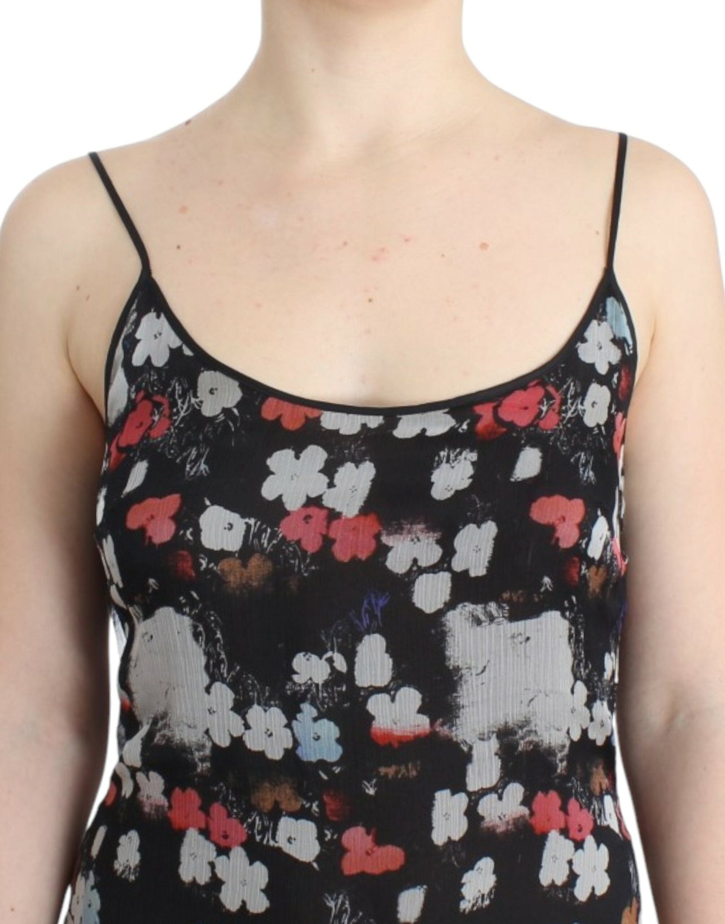 Costume National Floral silk mini Women's dress