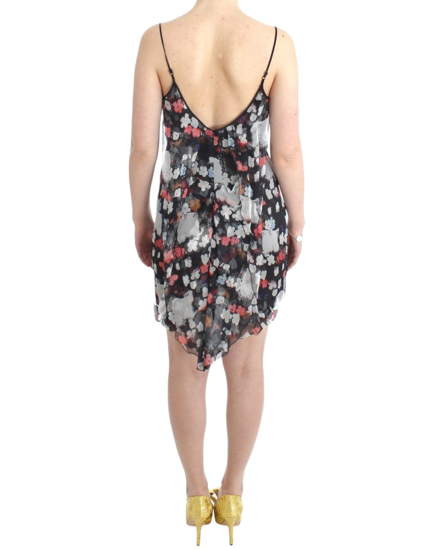 Costume National Floral silk mini Women's dress