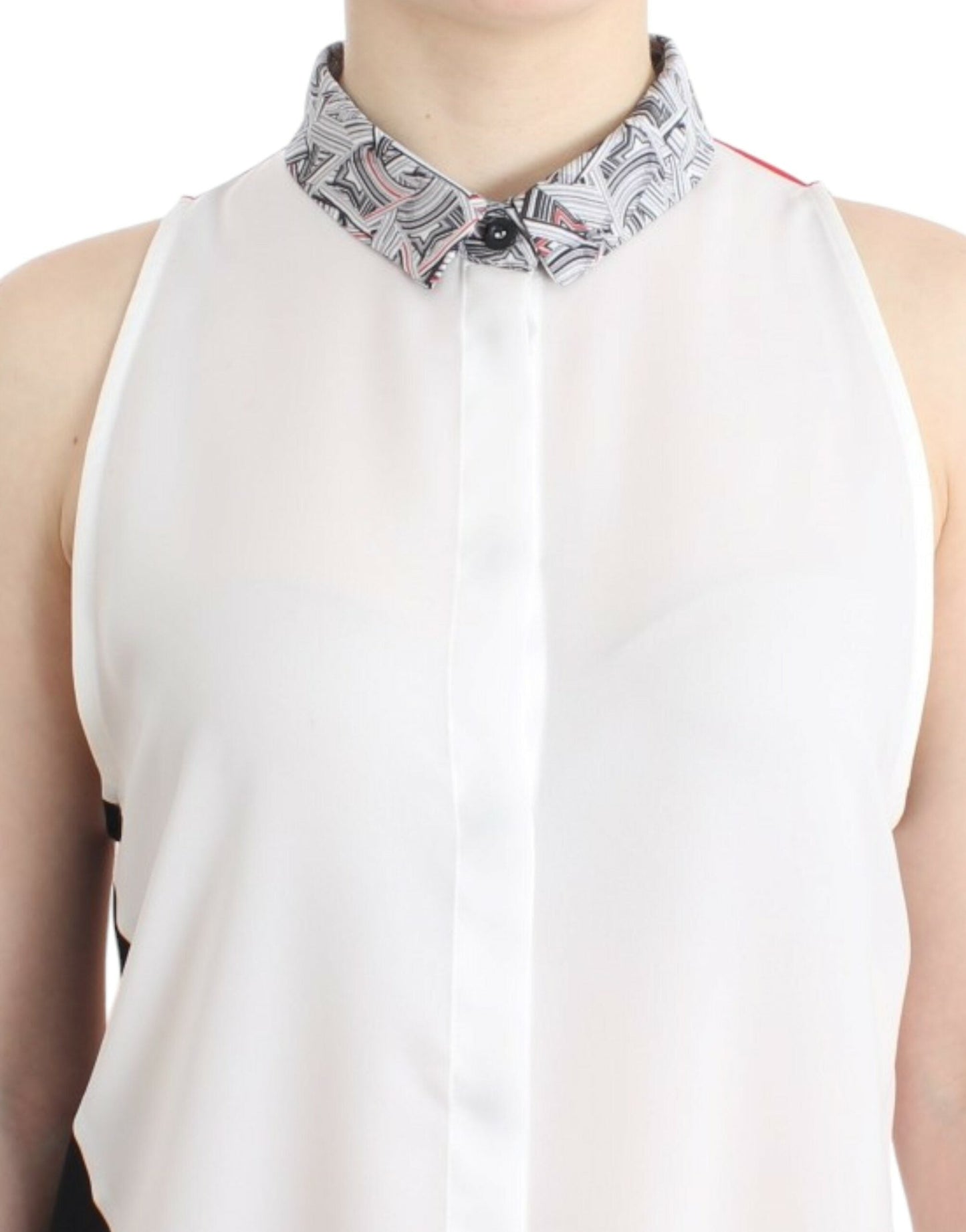 Costume National White shirt assymetric hem Women's dress
