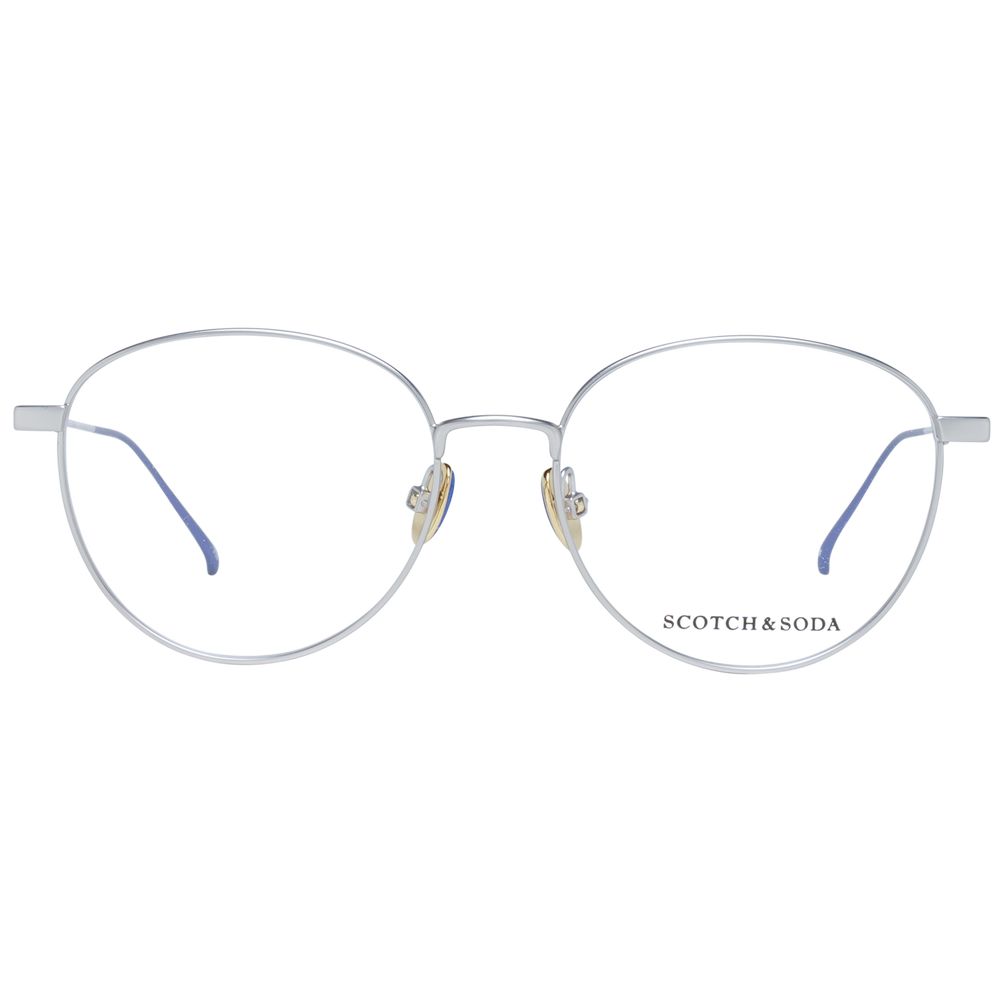 Scotch & Soda Silver Metal Glasses Women's (Frames)