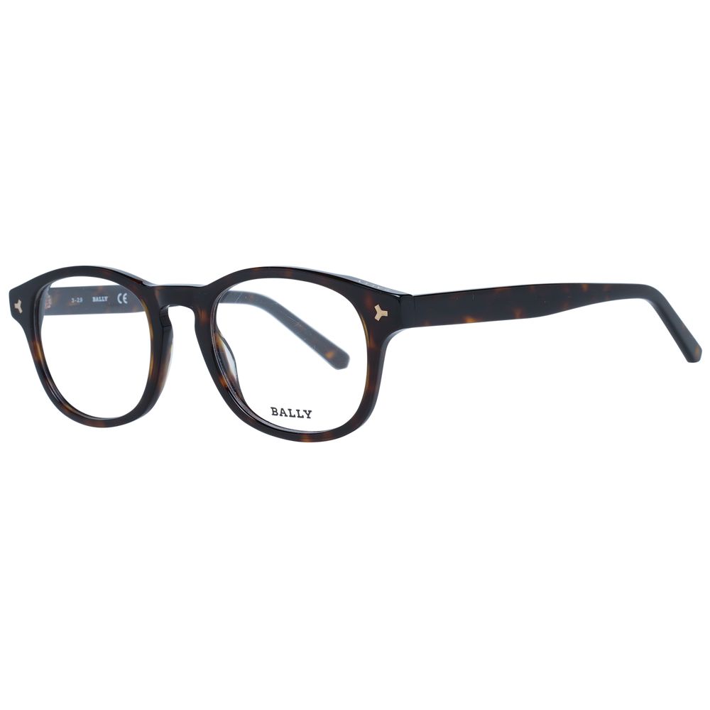 Bally Brown Plastic Glasses Men's (Frames)