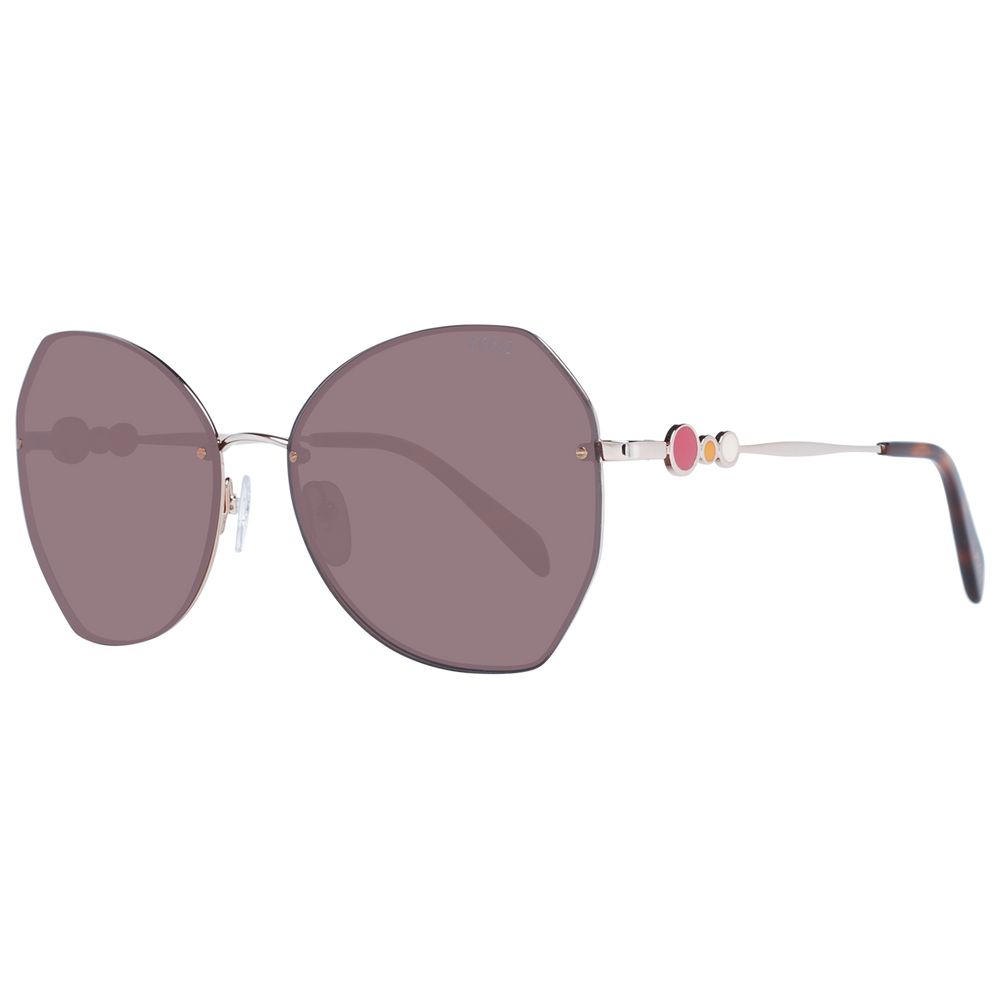 Emilio Pucci Rose Gold Metal Women's Sunglasses