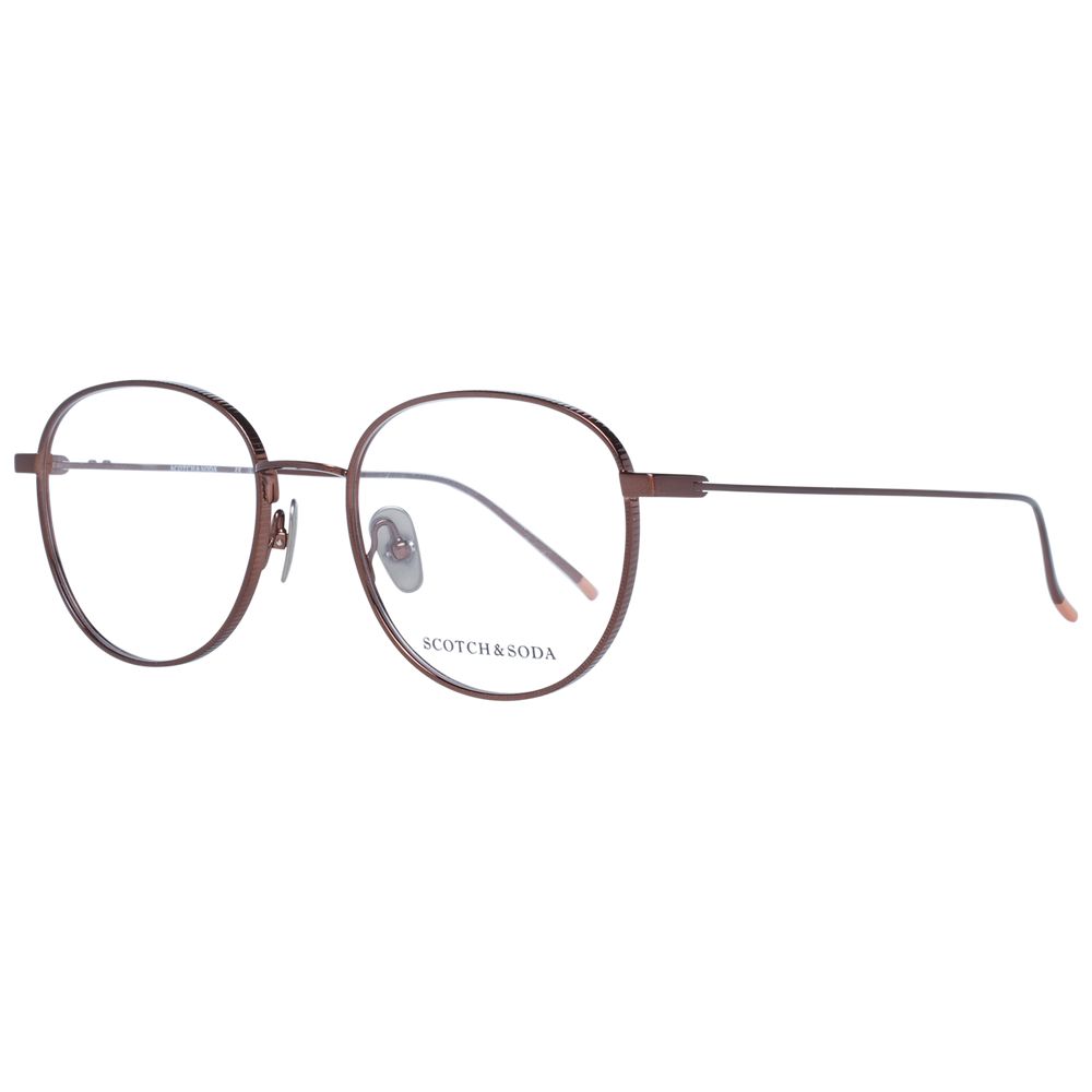 Scotch & Soda Brown Metal Glasses Men's (Frames)