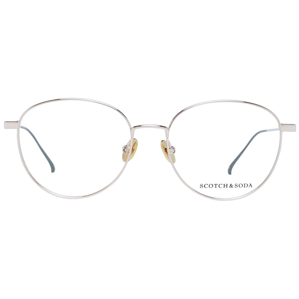 Scotch & Soda Gold Metal Glasses Women's (Frames)