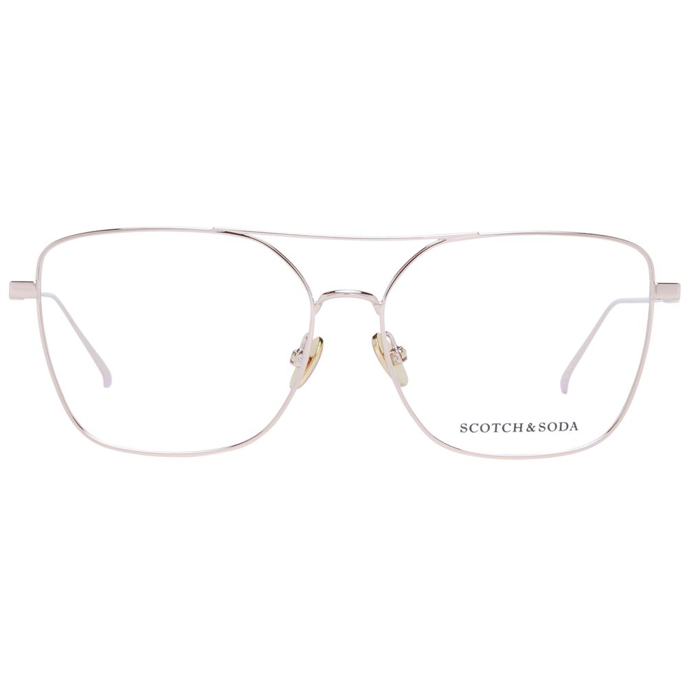 Scotch & Soda Gold Metal Glasses Women's (Frames)