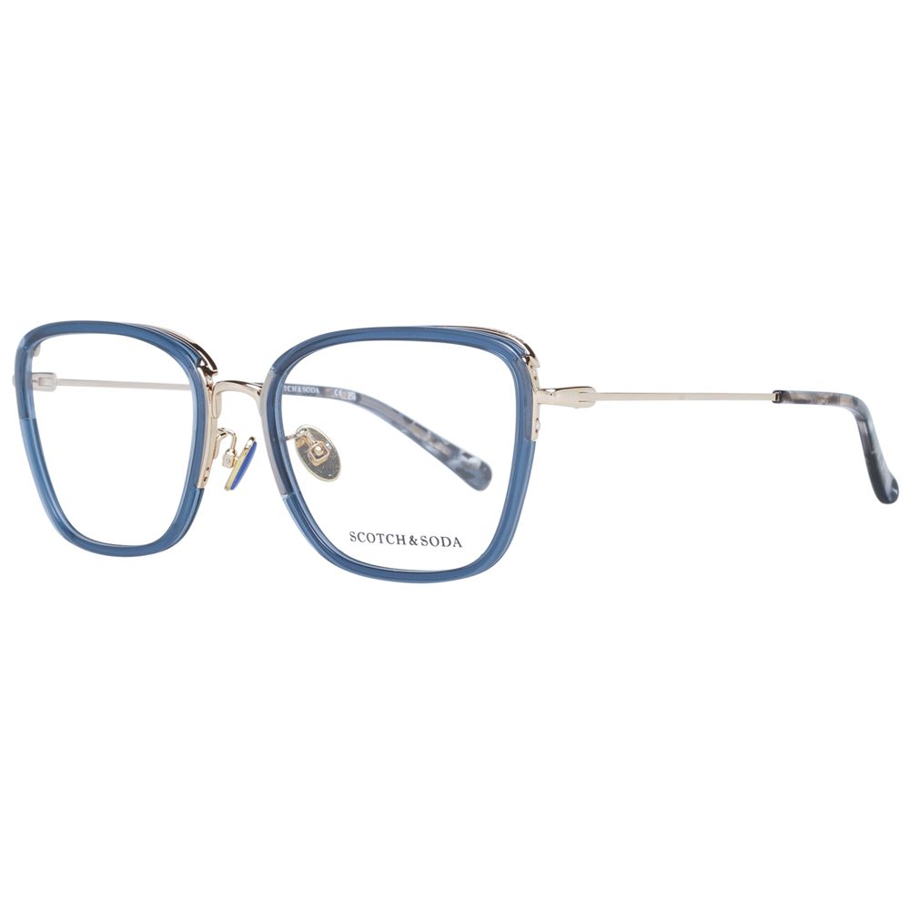 Scotch & Soda Blue Metal & Plastic Glasses Women's (Frames)