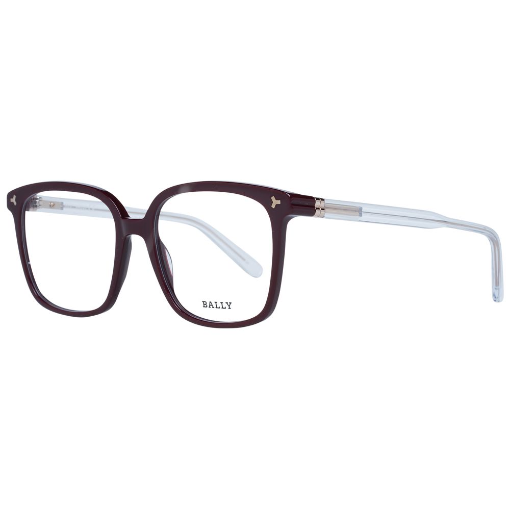 Bally Burgundy Plastic Glasses Women's (Frames)