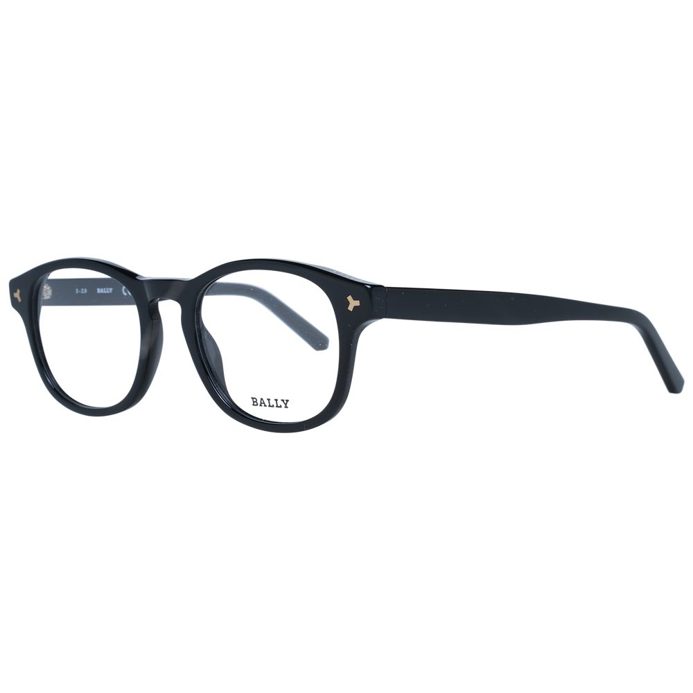 Bally Black Plastic Glasses Men's (Frames)