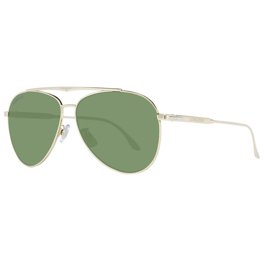 Longines Gold Metal Men's Sunglasses