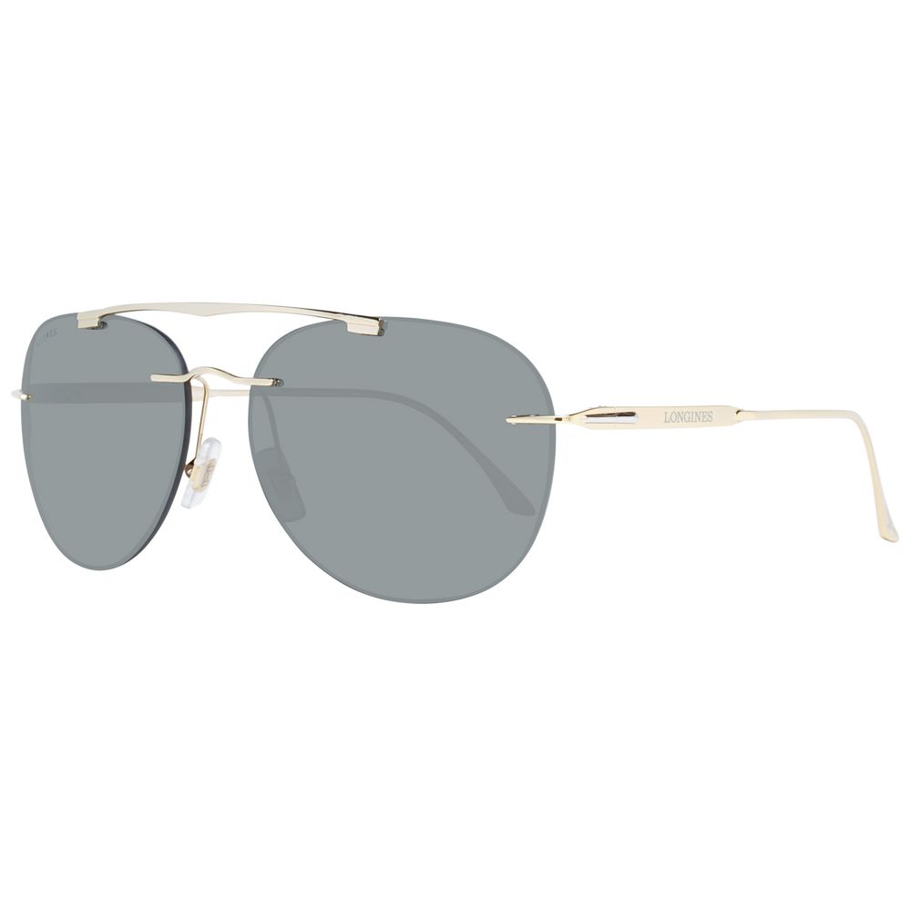Longines Gold Metal Men's Sunglasses