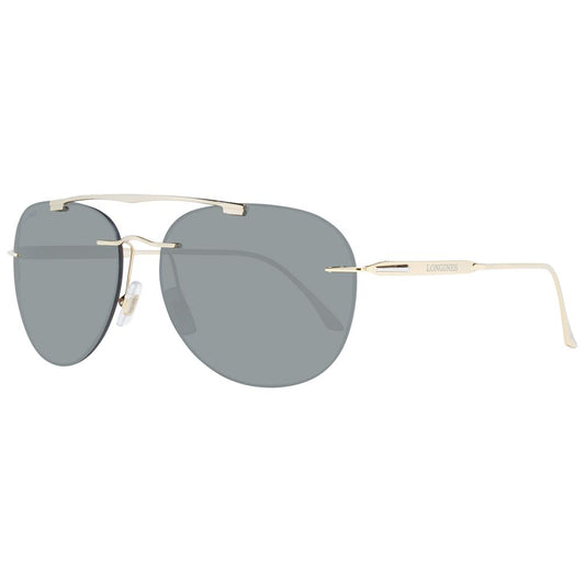 Longines Gold Metal Men's Sunglasses