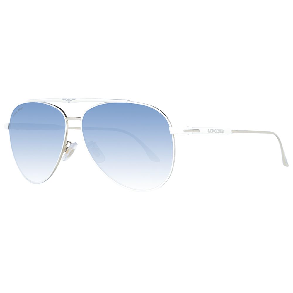 Longines White Metal Men's Sunglasses