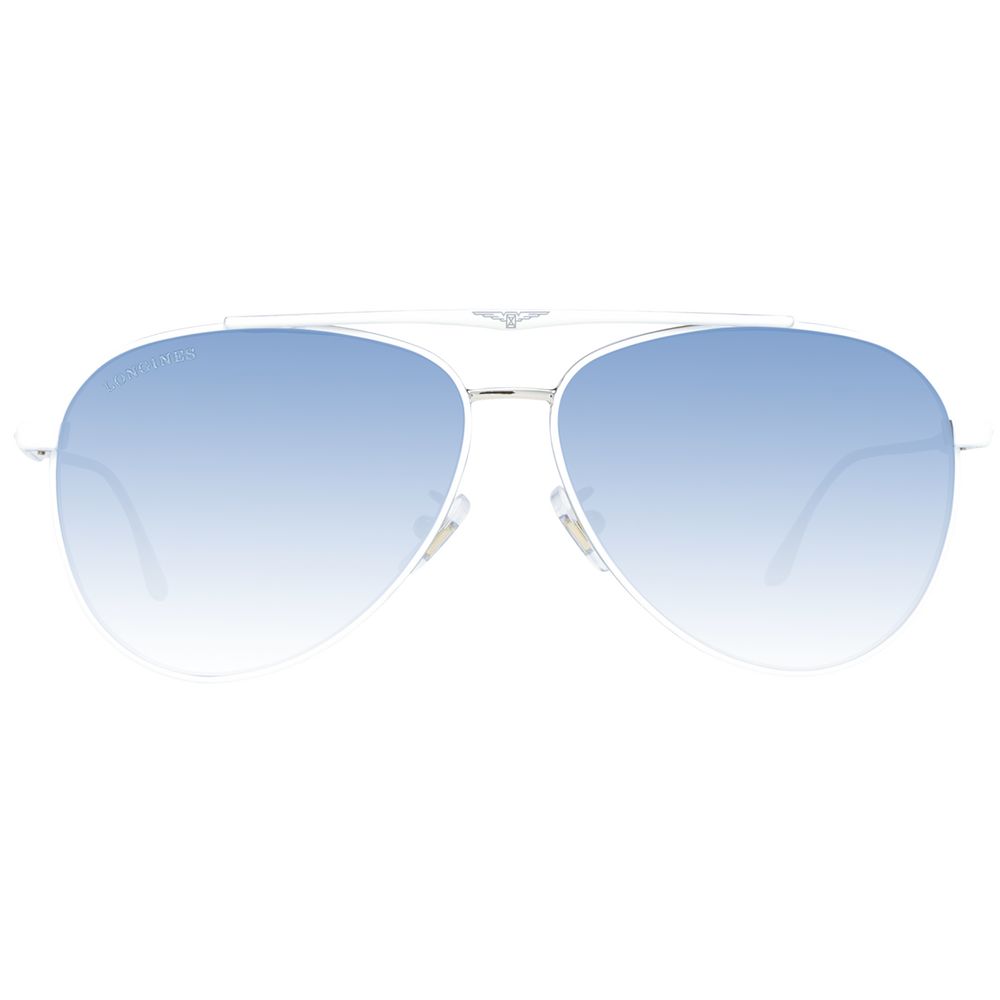 Longines White Metal Men's Sunglasses