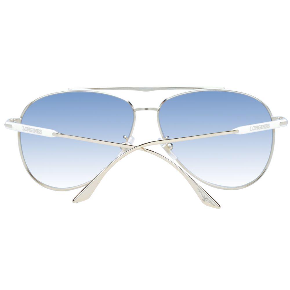 Longines White Metal Men's Sunglasses