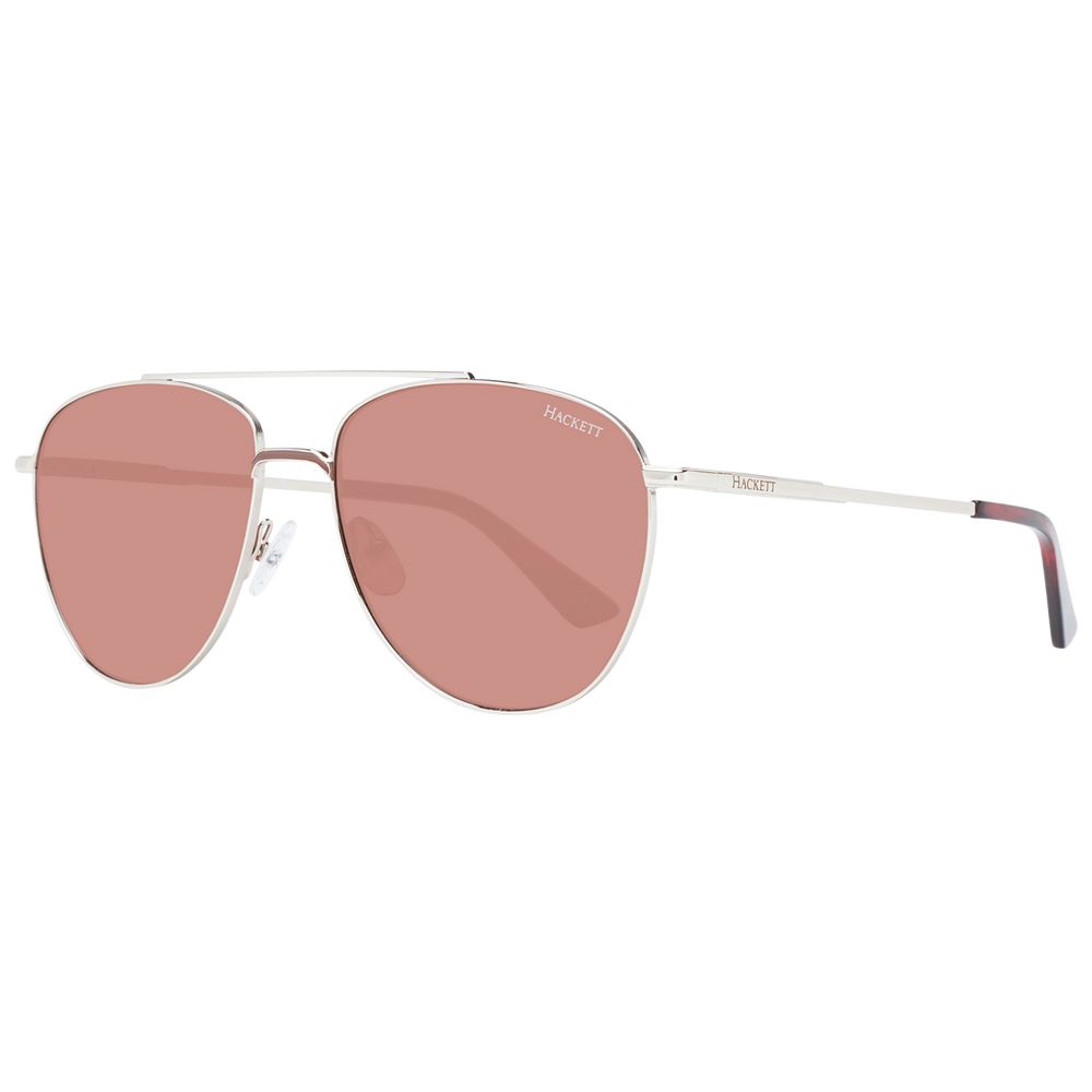 Hackett Gold Stainless Steel Men's Sunglasses