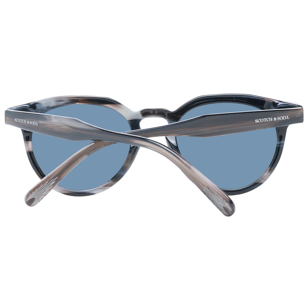 Scotch & Soda Black Renew Acetate Men's Sunglasses