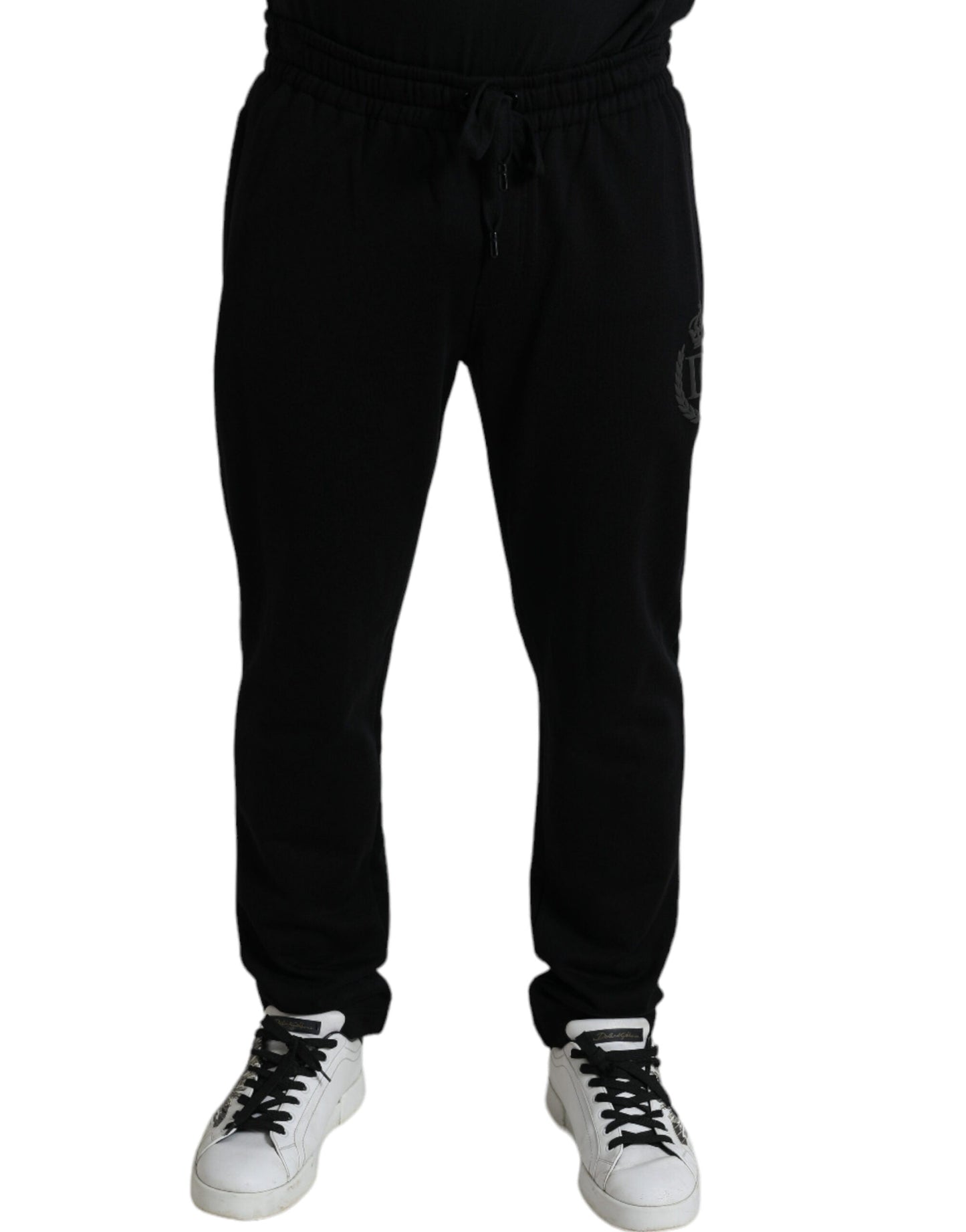 Dolce & Gabbana Black DG Logo Skinny Jogger SweatMen's Men's Pants