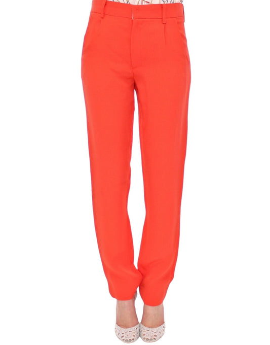 CO|TE Orange boyfriend stretch Women's pants