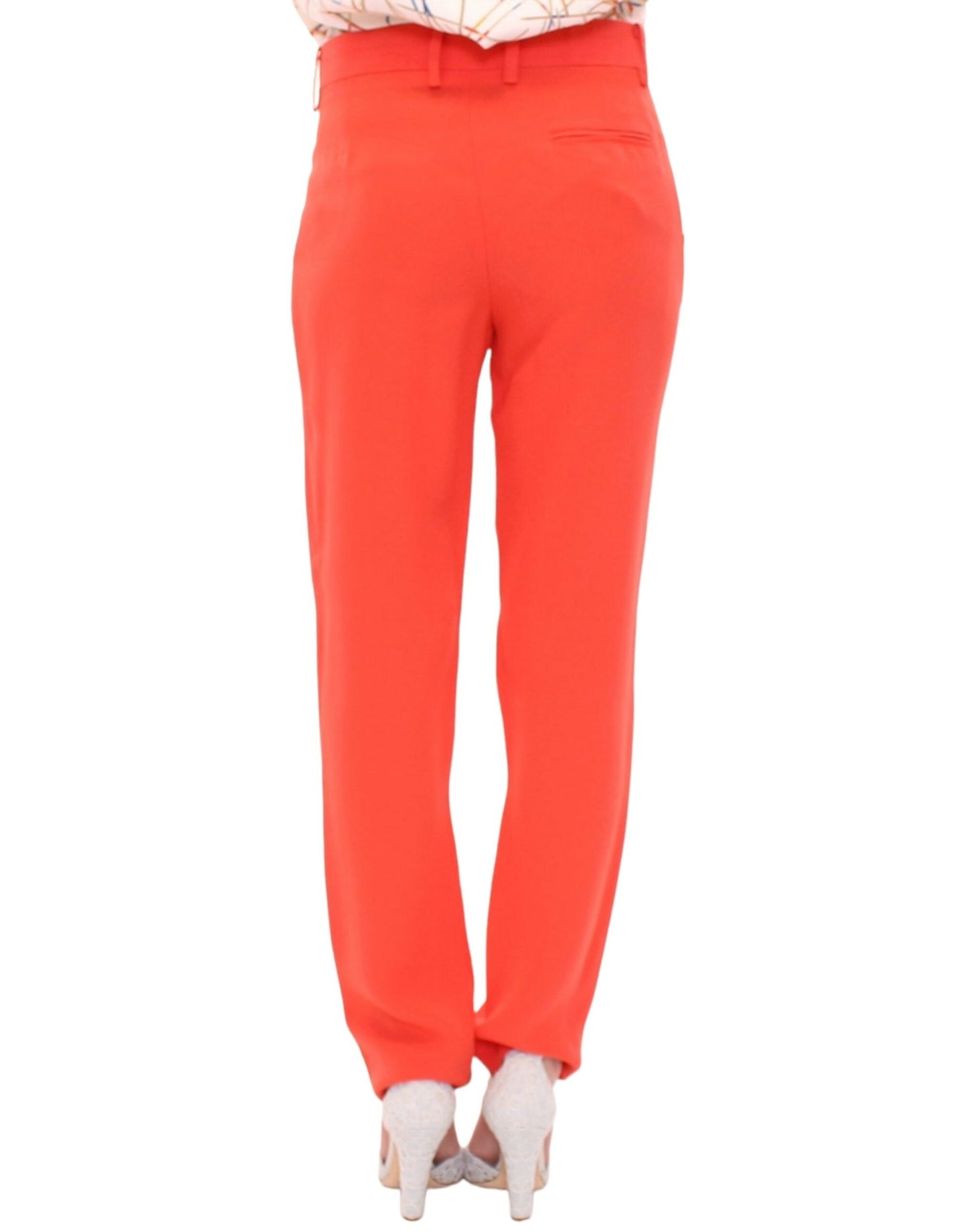 CO|TE Orange boyfriend stretch Women's pants