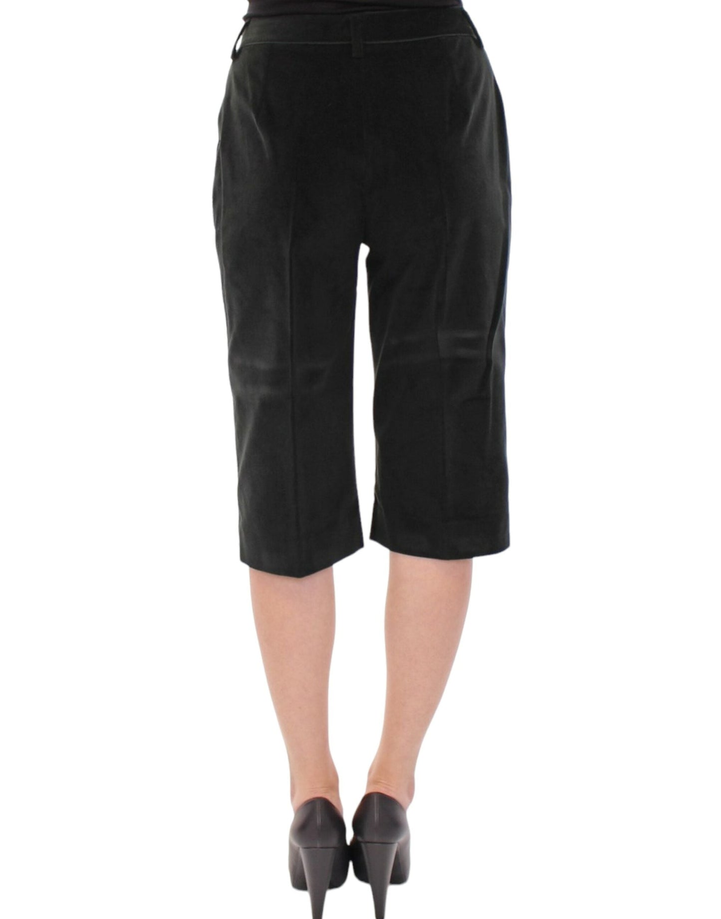 Dolce & Gabbana Black cotton shorts Women's pants