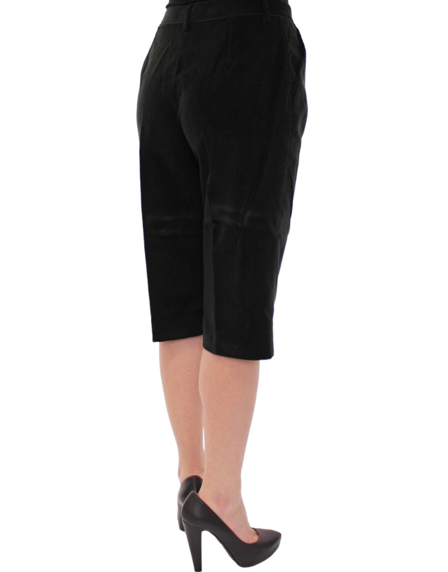 Dolce & Gabbana Black cotton shorts Women's pants