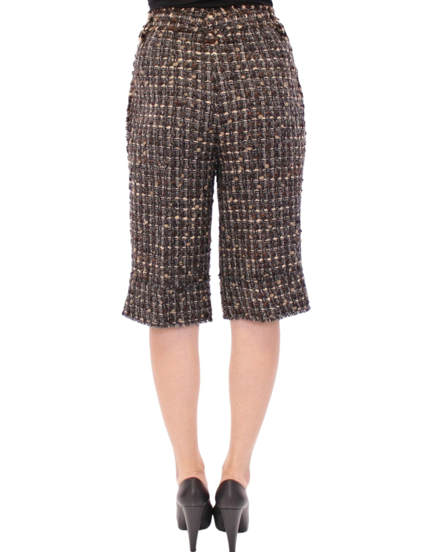 Dolce & Gabbana Multicolor wool shorts Women's pants