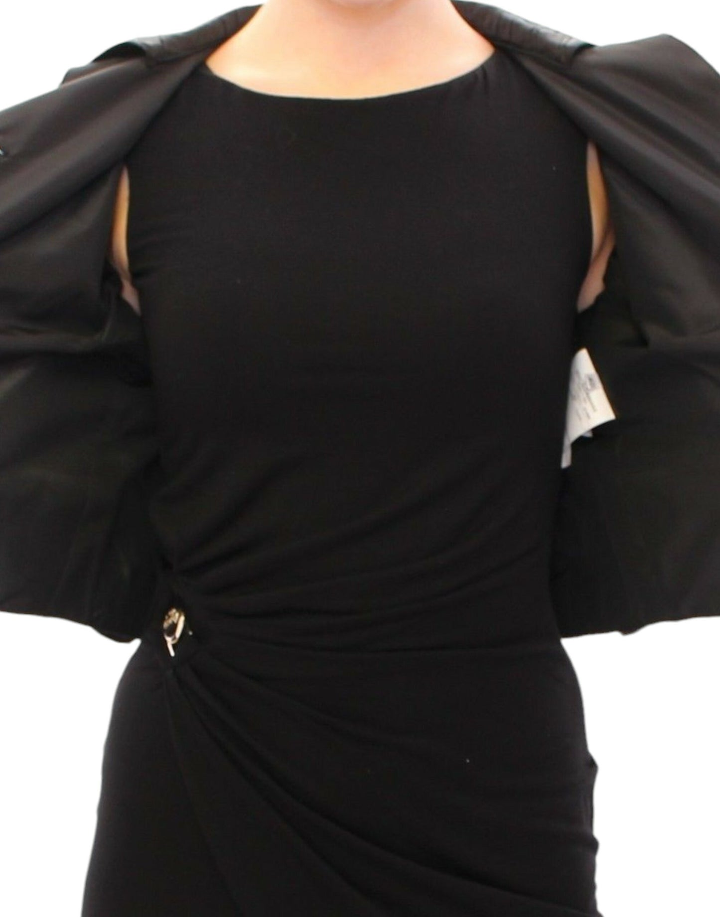 Dolce & Gabbana Black Short Bolero Shrug Jacket Women's Coat
