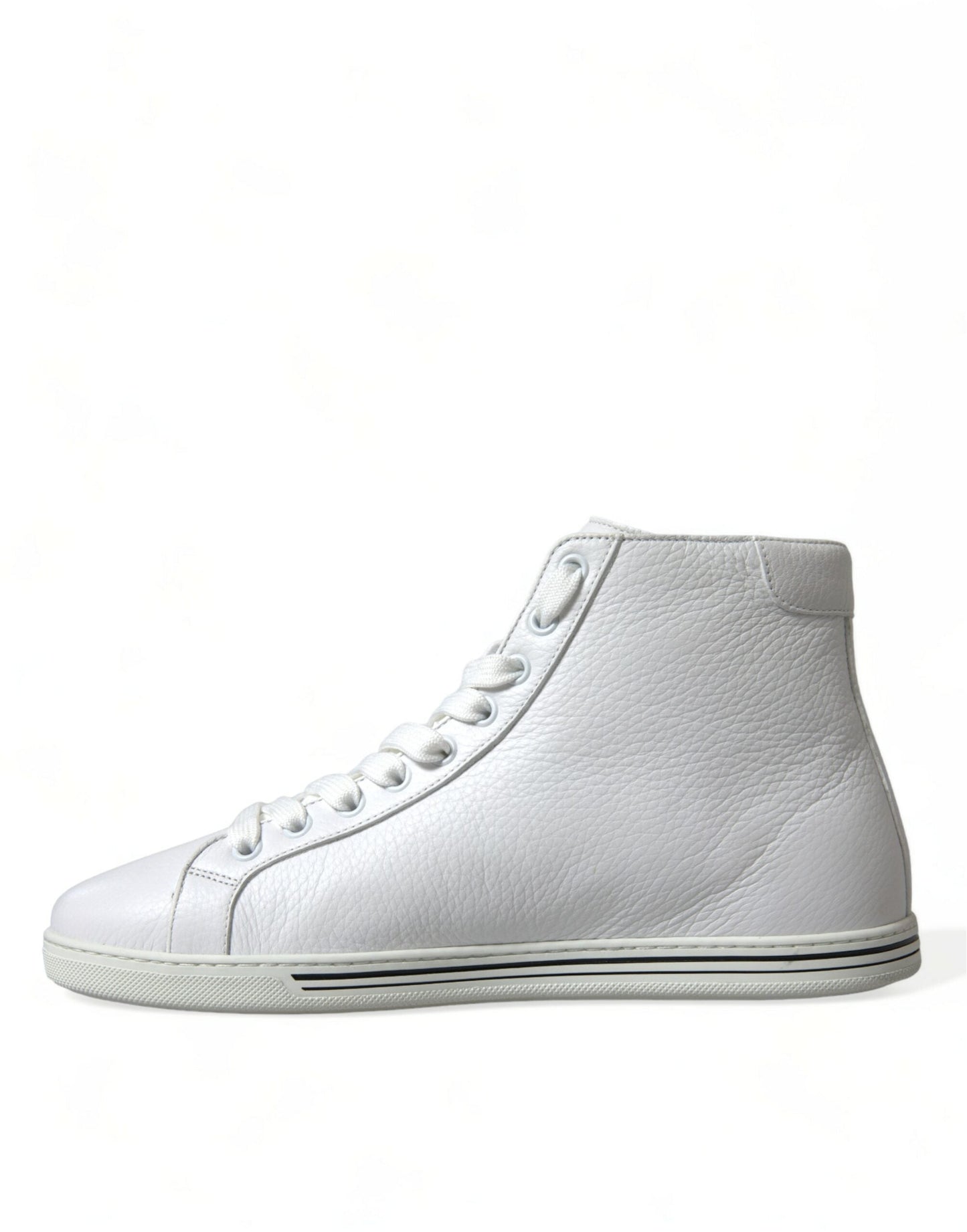 Dolce & Gabbana White Saint Tropez High Top Men Sneakers Men's Shoes