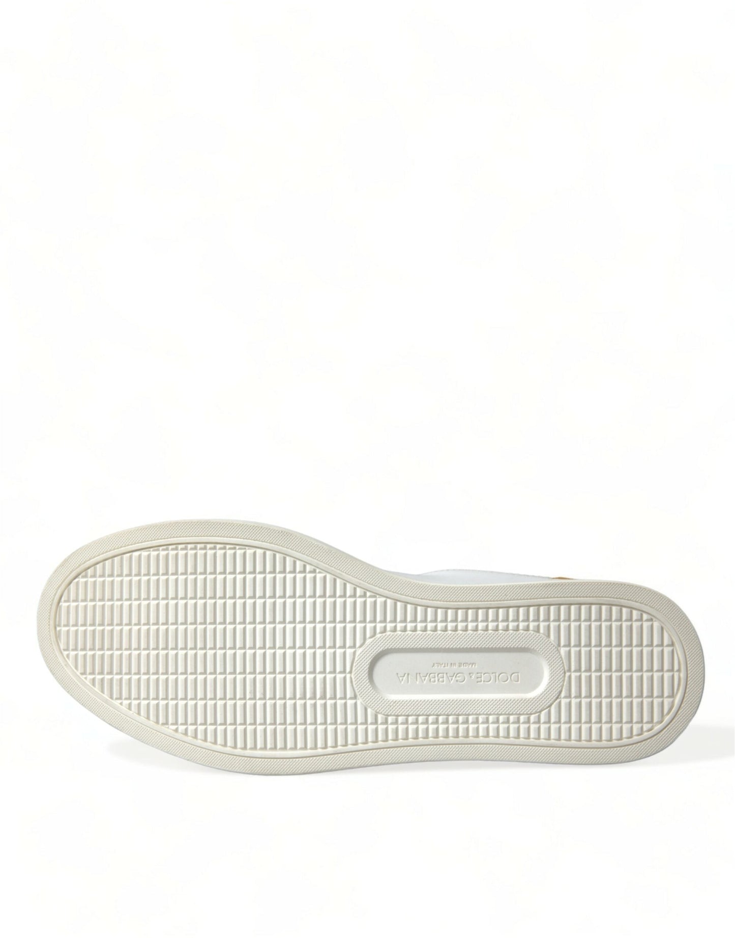 Dolce & Gabbana White Leather LOVE Milano Men Sneakers Men's Shoes