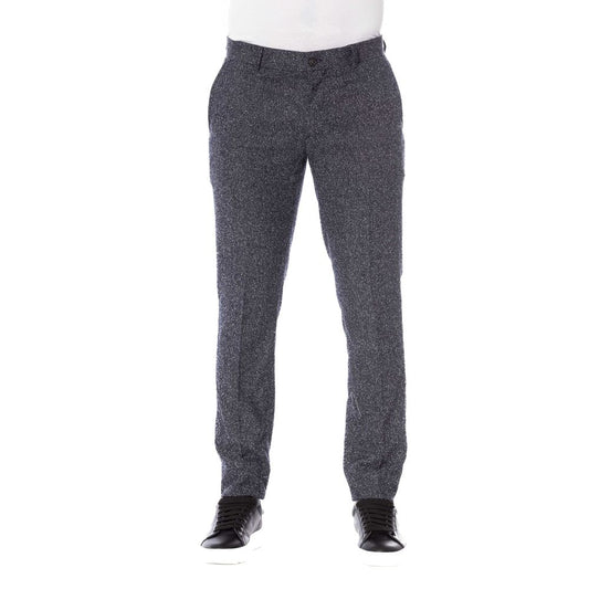 Trussardi Black Cotton Men Men's Pant