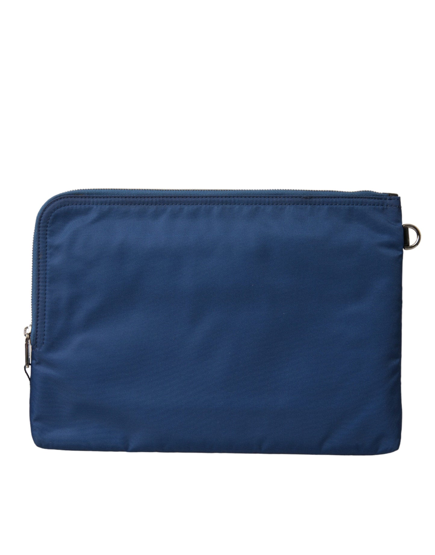 Dolce & Gabbana Blue DG Milano Print Nylon Pouch Clutch Men Men's Bag