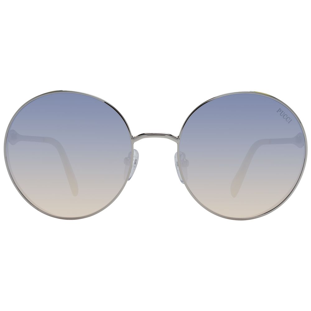 Emilio Pucci Silver Metal Women's Sunglasses