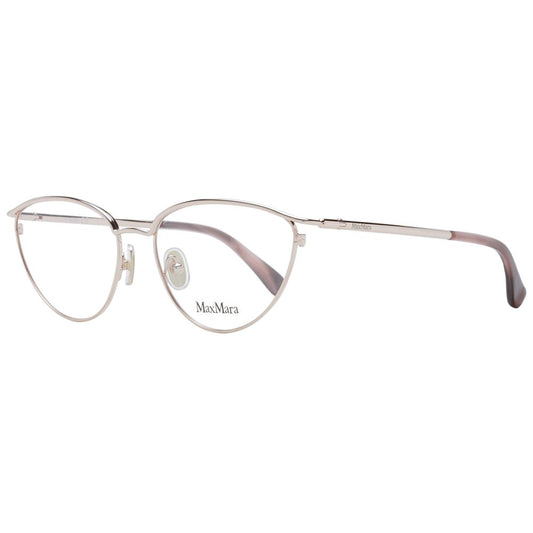 Max Mara Rose Gold Metal Glasses Women's (Frames)
