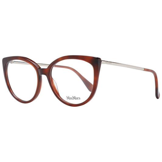 Max Mara Brown Plastic Glasses Women's (Frames)