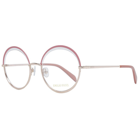 Emilio Pucci Pink Metal Glasses Women's (Frames)