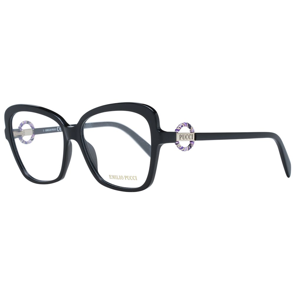 Emilio Pucci Black Plastic Glasses Women's (Frames)