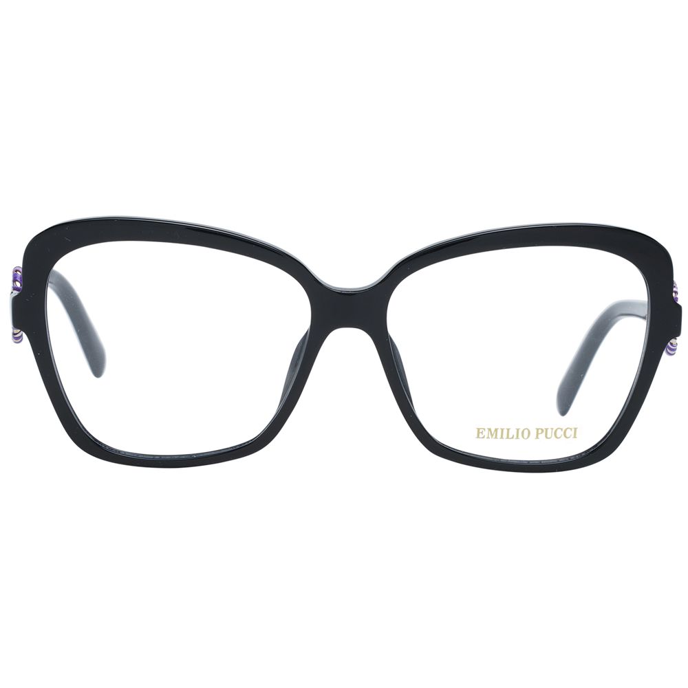 Emilio Pucci Black Plastic Glasses Women's (Frames)