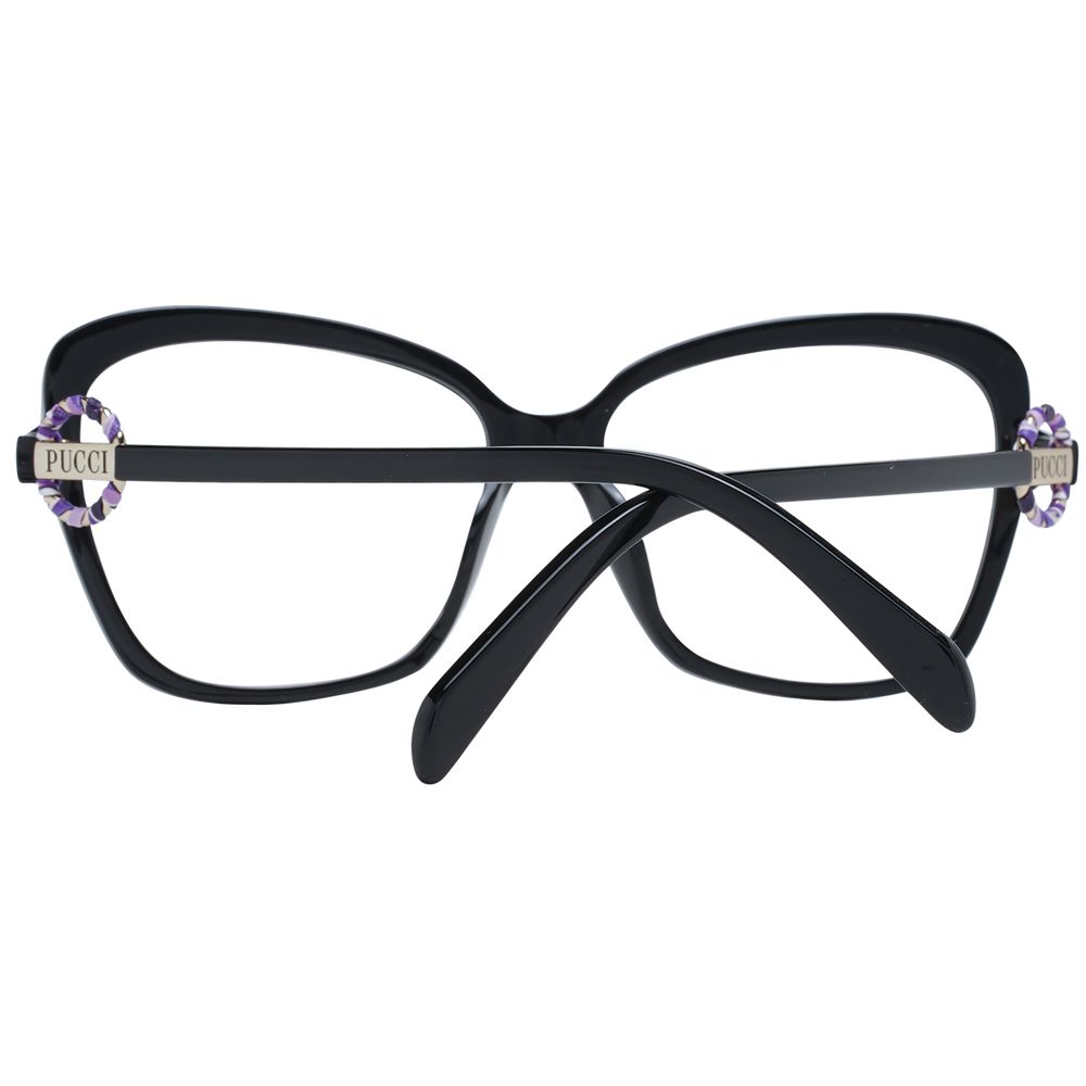 Emilio Pucci Black Plastic Glasses Women's (Frames)