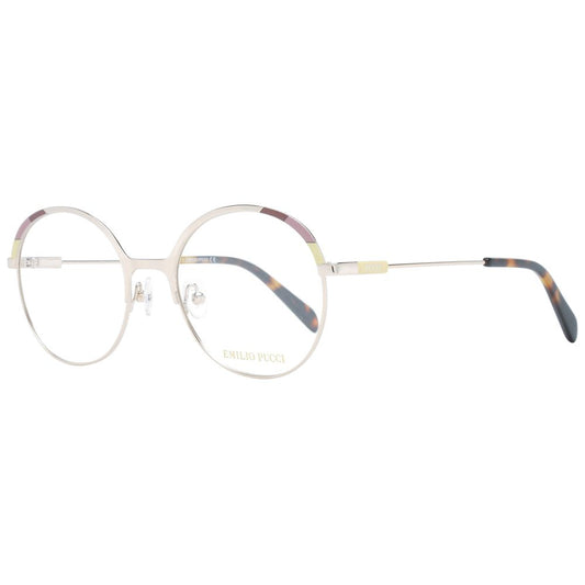 Emilio Pucci Gold Metal Glasses Women's (Frames)