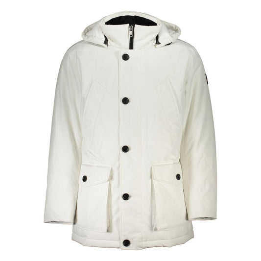Hugo Boss White Elastane Men's Jacket