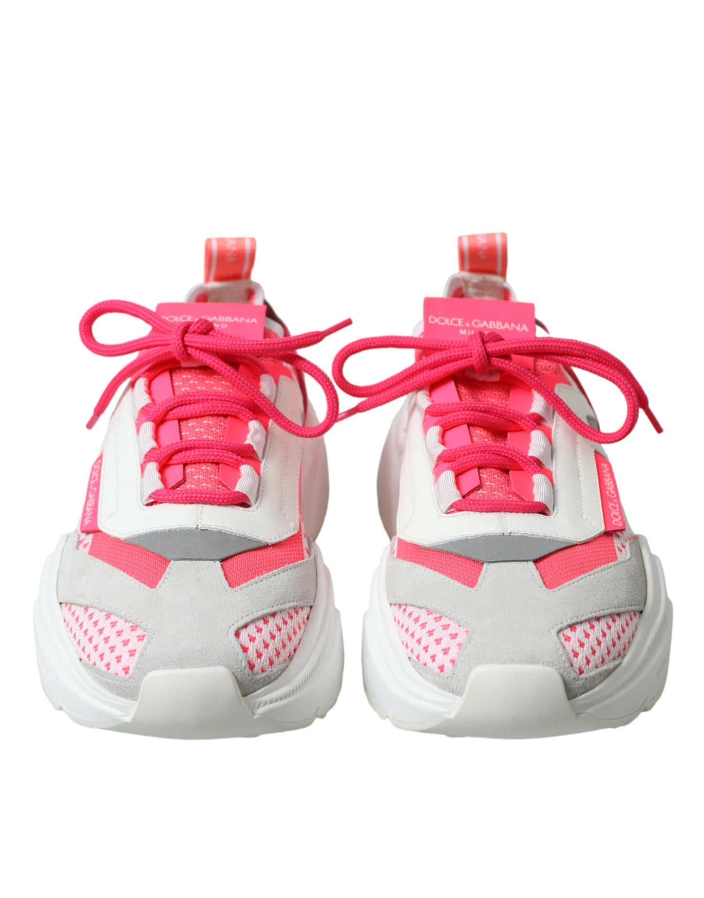 Dolce & Gabbana Multicolor Leather Daymaster Low Top Sneakers Women's Shoes
