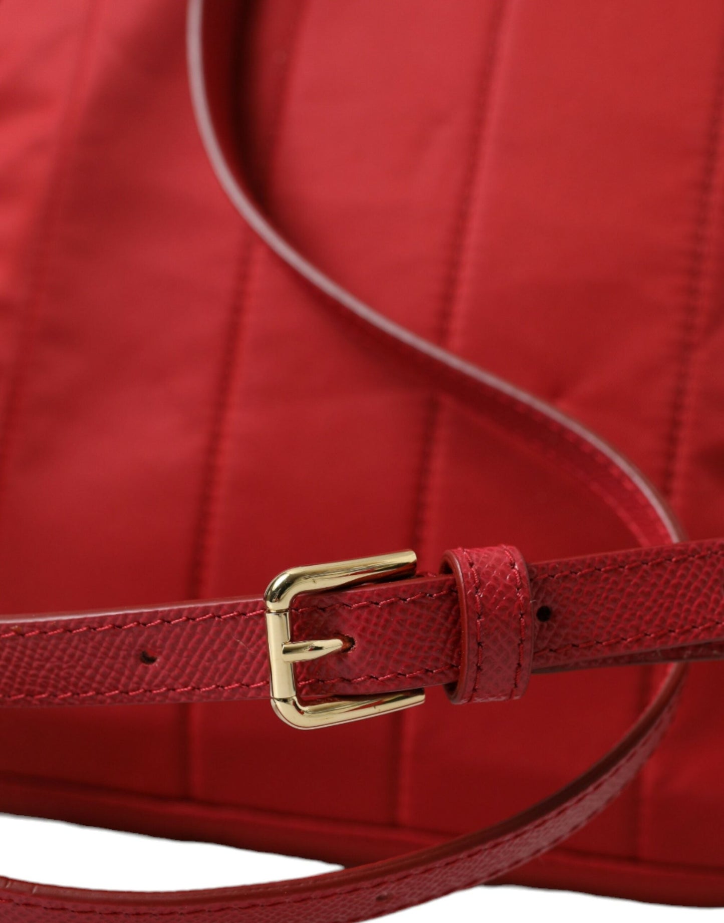 Dolce & Gabbana Red #DGFAMILY Embellished Backpack VULCANO Women's Bag